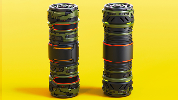 渲染模型_科幻电池006