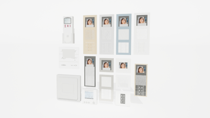 渲染模型_空调控制板001