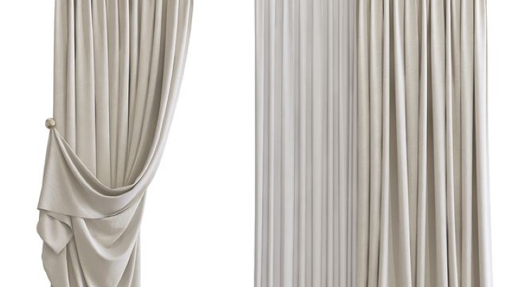 渲染模型_窗帘611