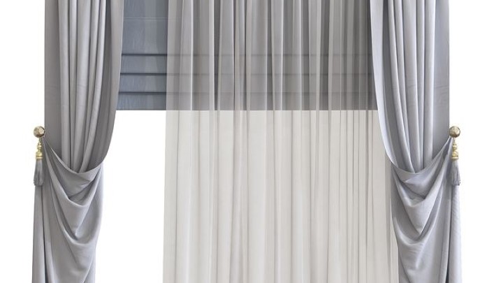 渲染模型_窗帘615