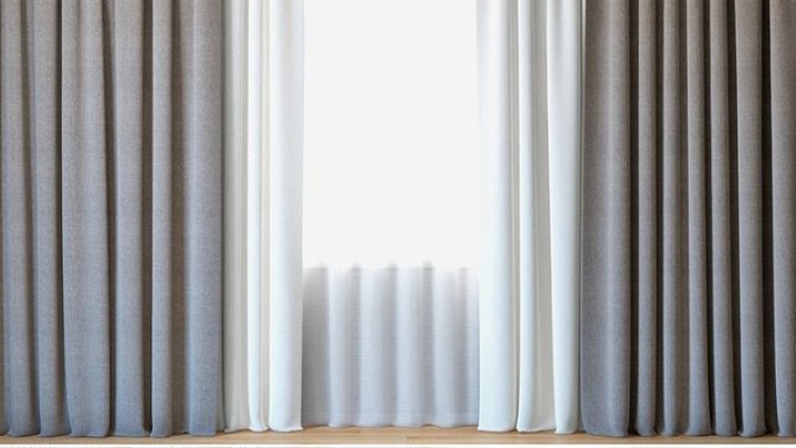 渲染模型_窗帘618