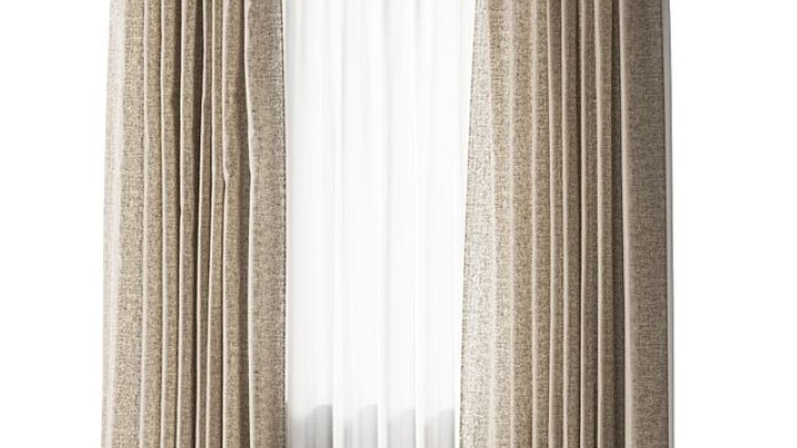 渲染模型_窗帘619