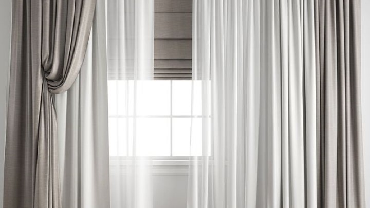 渲染模型_窗帘625