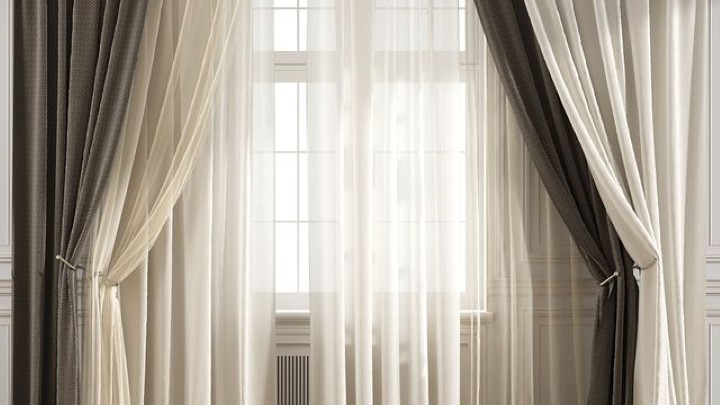 渲染模型_窗帘627