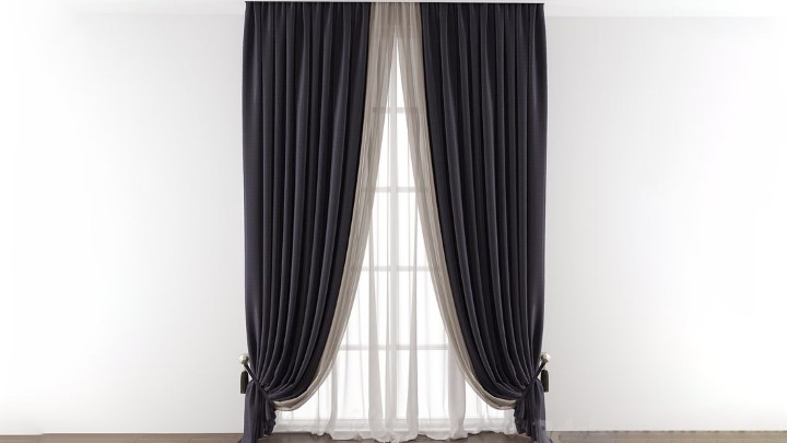 渲染模型_窗帘654