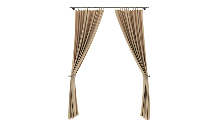 渲染模型_窗帘721