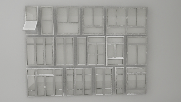 渲染模型_窗户128