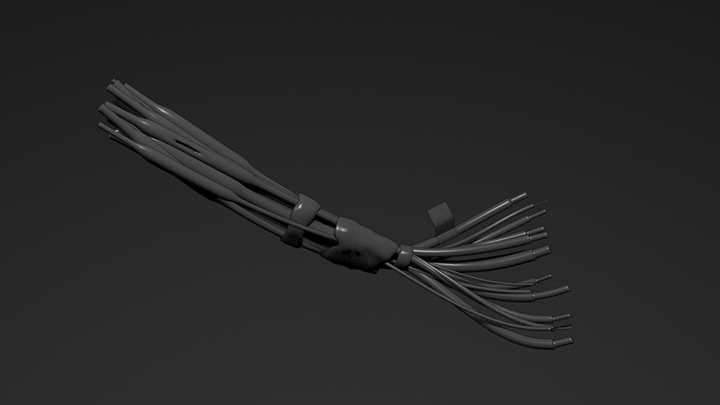 渲染模型_线路部件021