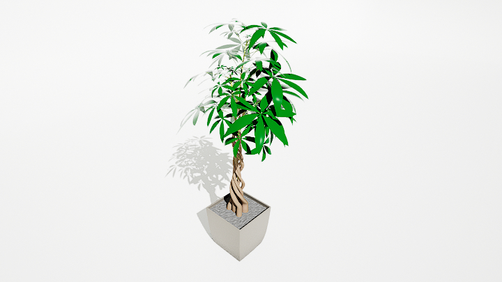 渲染模型_绿植盆栽018