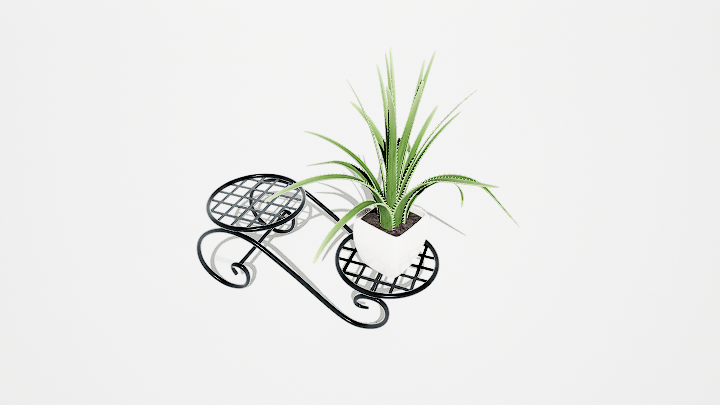 渲染模型_绿植盆栽022