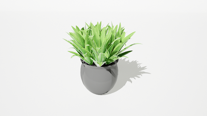 渲染模型_绿植盆栽028