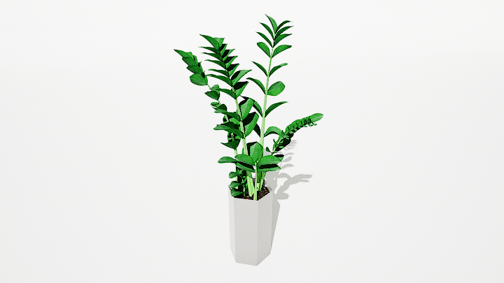 渲染模型_绿植盆栽037