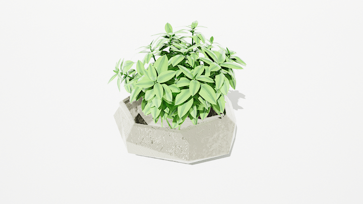 渲染模型_绿植盆栽112