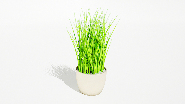 渲染模型_绿植盆栽123