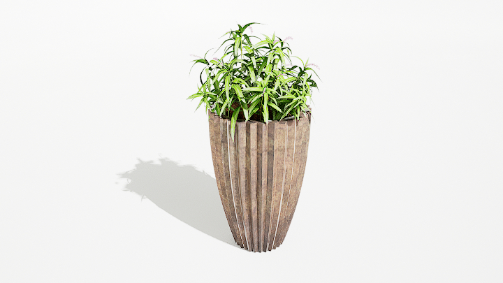 渲染模型_绿植盆栽225