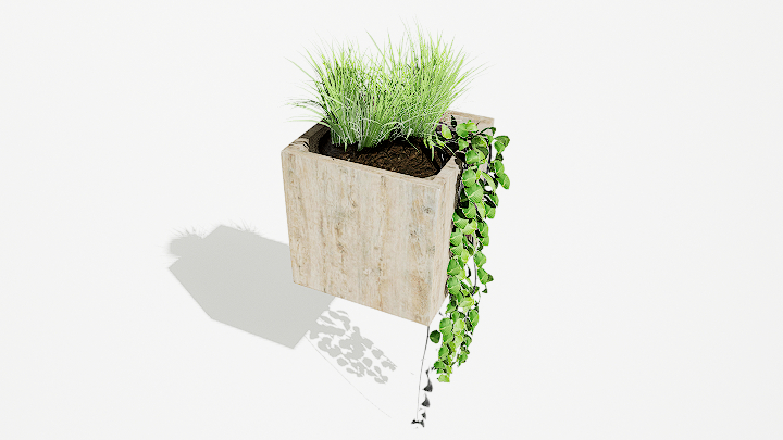 渲染模型_绿植盆栽238