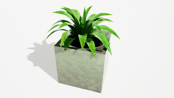 渲染模型_绿植盆栽245