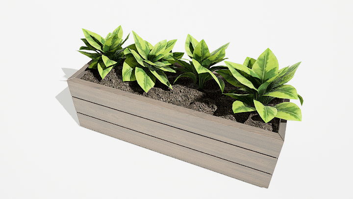 渲染模型_绿植盆栽274