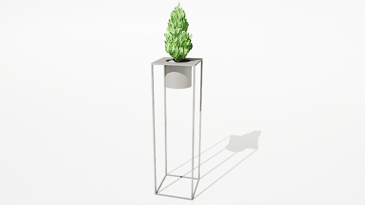 渲染模型_绿植盆栽332