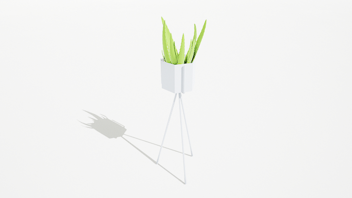 渲染模型_绿植盆栽392