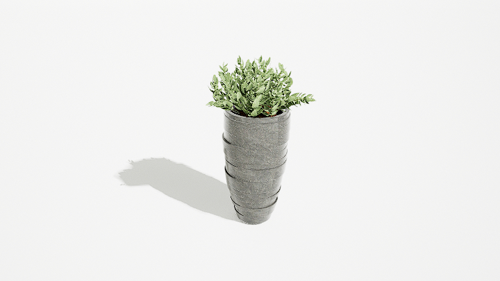 渲染模型_绿植盆栽432