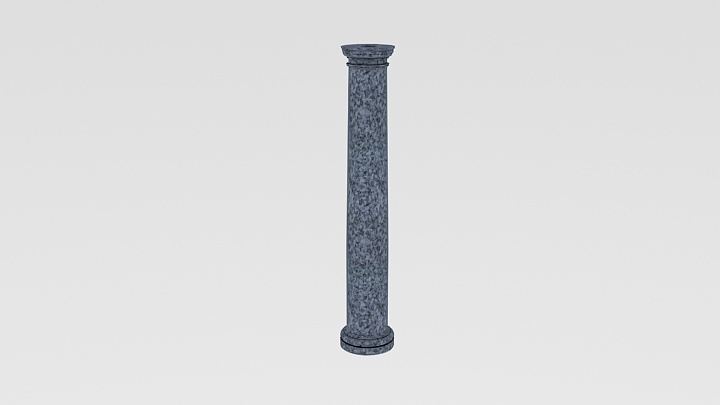 渲染模型_罗马柱021