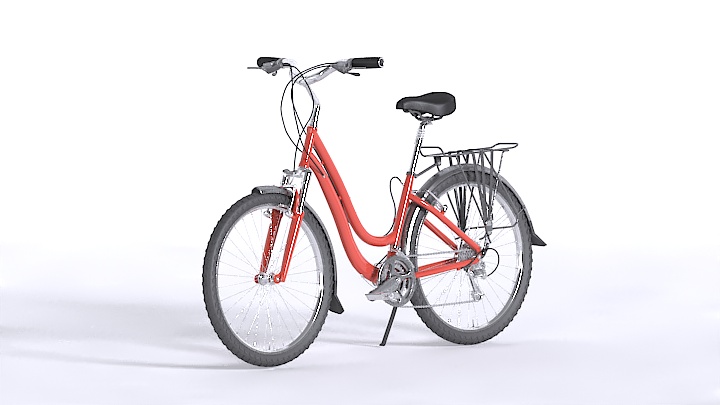 渲染模型_自行车033