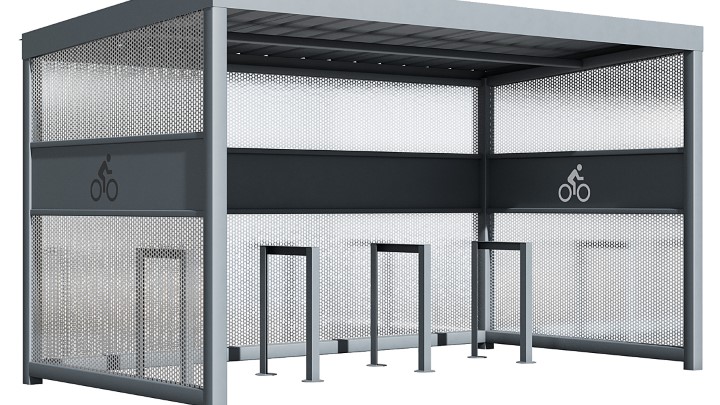 渲染模型_自行车站001