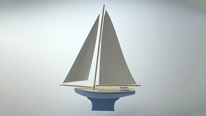 渲染模型_船模001