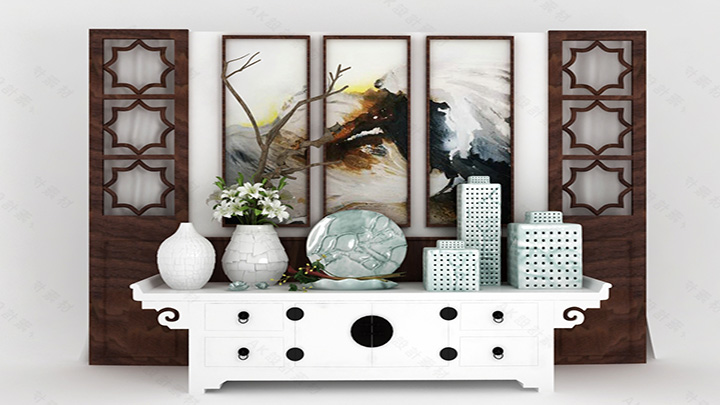 渲染模型_艺术装饰品003