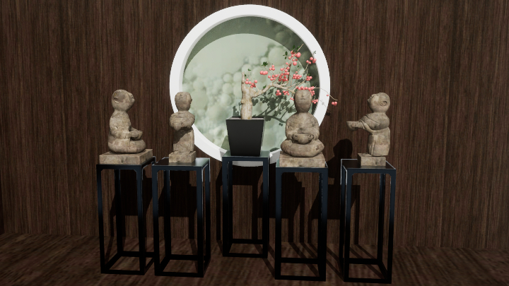 渲染模型_艺术装饰品008