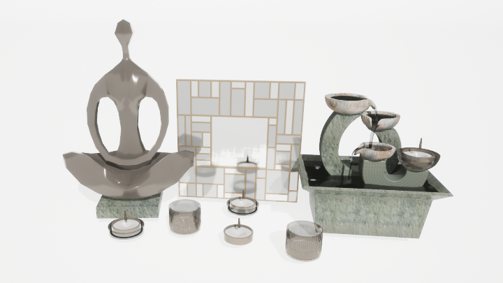 渲染模型_艺术装饰品016