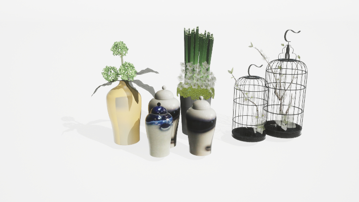 渲染模型_艺术装饰品019