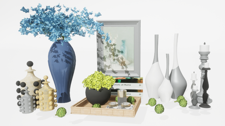 渲染模型_艺术装饰品021