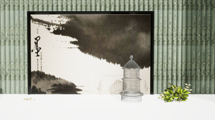 渲染模型_艺术装饰品025