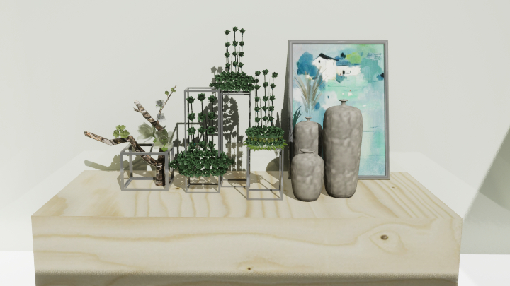 渲染模型_艺术装饰品039