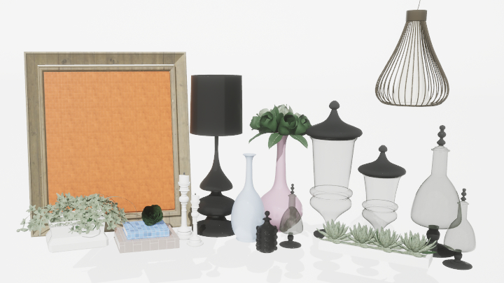 渲染模型_艺术装饰品047