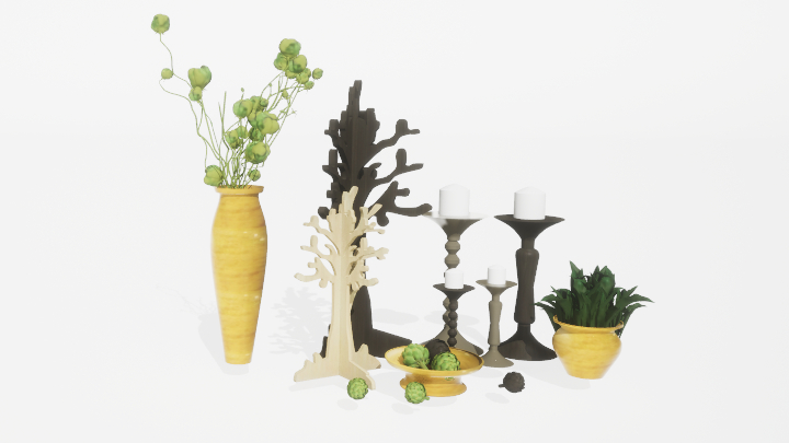 渲染模型_艺术装饰品059