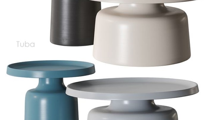 渲染模型_艺术风格小桌010