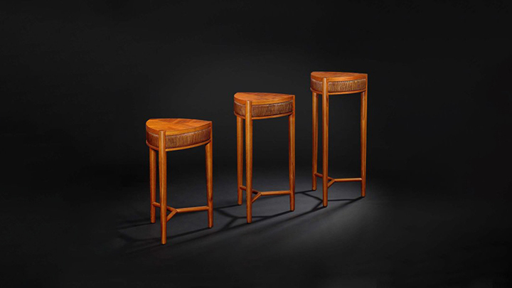 渲染模型_花架002