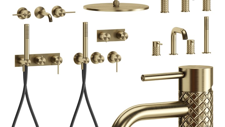 渲染模型_花洒水龙头003