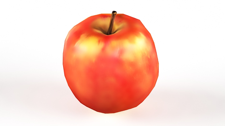 渲染模型_苹果012