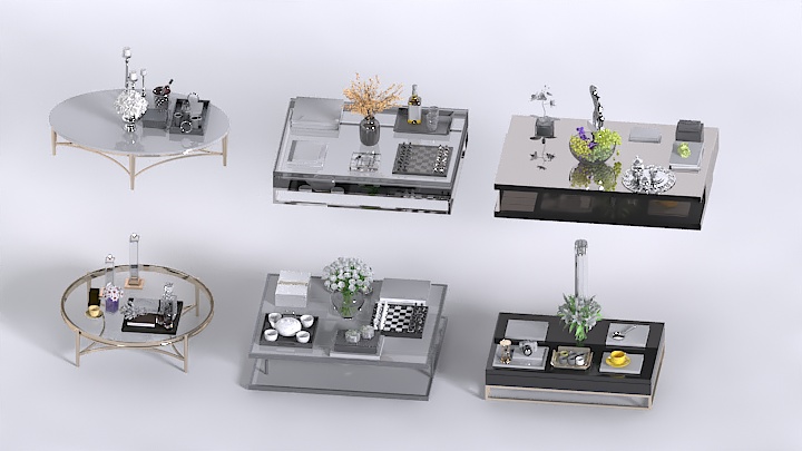 渲染模型_茶几646