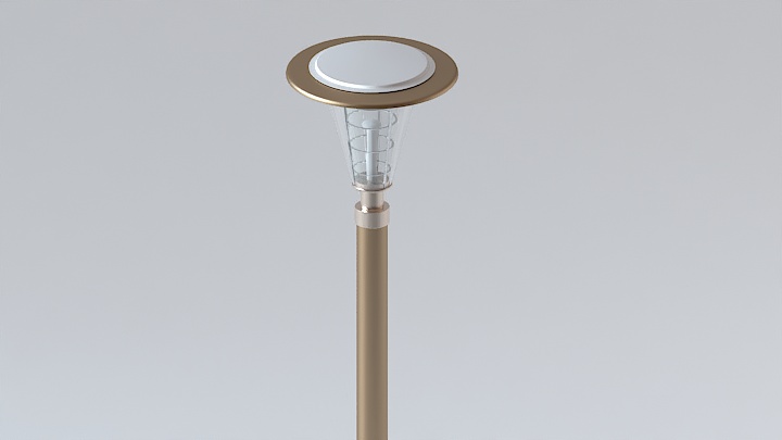 渲染模型_草地灯001