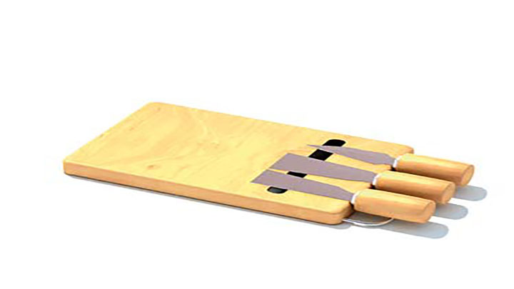 渲染模型_菜板组合001