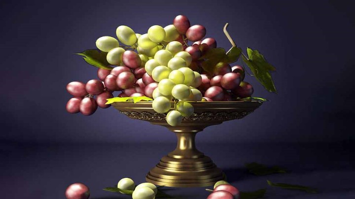 渲染模型_葡萄002