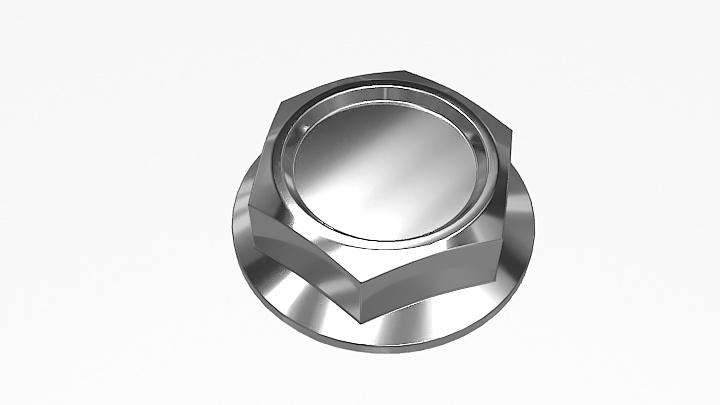 渲染模型_螺帽017