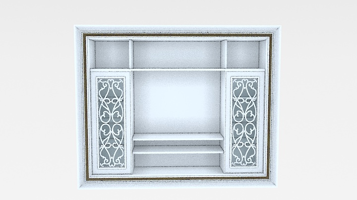 渲染模型_衣柜180