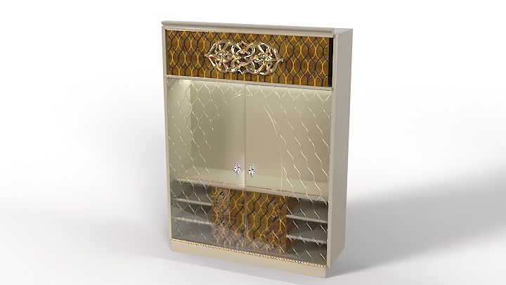 渲染模型_衣柜185