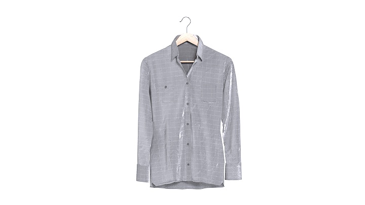 渲染模型_衬衫007